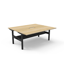 Rapid Span Open Workstation - Natural White Melamine and Black Powder Coat_x000D_
1500mm W x 750mm D x 730mm H_x000D_
Unique Span Leg - Matching Perforated Modesty Panel_x000D_
E0 Rated Melamine Board Top with Scalloped Edge for cables Default Vendor
