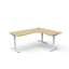 Rapid Span Open Workstation - Beech Melamine and Black Powder Coat_x000D_
1500mm W x 700mm D x 730mm H_x000D_
Unique Span Leg - Matching Perforated Modesty Panel_x000D_
E0 Rated Melamine Board - 2 x 80mm Diameter Cable Entry Holes Default Vendor