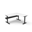 Rapid Span Open Workstation - Natural White Melamine and Black Powder Coat_x000D_
1500mm W x 700mm D x 730mm H_x000D_
Unique Span Leg - Matching Perforated Modesty Panel_x000D_
E0 Rated Melamine Board - 2 x 80mm Diameter Cable Entry Holes Default Vendor