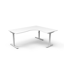Rapid Span Open Workstation - Beech Melamine and White Powder Coat_x000D_
1500mm W x 700mm D x 730mm H_x000D_
Unique Span Leg - Matching Perforated Modesty Panel_x000D_
E0 Rated Melamine Board - 2 x 80mm Diameter Cable Entry Holes Default Vendor