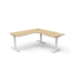 Rapid Span Open Workstation - Beech Melamine and Silver Powder Coat_x000D_
1800mm W x 700mm D x 730mm H_x000D_
Unique Span Leg - Matching Perforated Modesty Panel_x000D_
E0 Rated Melamine Board - 2 x 80mm Diameter Cable Entry Holes Default Vendor