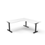 Rapid Span Open Workstation - Beech Melamine and White Powder Coat_x000D_
1800mm W x 700mm D x 730mm H_x000D_
Unique Span Leg - Matching Perforated Modesty Panel_x000D_
E0 Rated Melamine Board - 2 x 80mm Diameter Cable Entry Holes Default Vendor