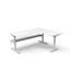 Rapid Span Open Workstation - Natural White Melamine and White Powder Coat_x000D_
1800mm W x 700mm D x 730mm H_x000D_
Unique Span Leg - Matching Perforated Modesty Panel_x000D_
E0 Rated Melamine Board - 2 x 80mm Diameter Cable Entry Holes Default Vendor