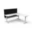 Rapid Span Open Workstation With Return - Two Piece Top - 2 x 80mm Diameter Cable Entry Holes_x000D_
Natural White Melamine and Black Powder Coat - E0 Rated Melamine Board _x000D_
1800mm x 1800mm x 700mm D x 730mm H - Return 600mm D_x000D_
Unique Span Leg Default Vendor