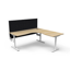 Rapid Span Open Workstation With Return - Two Piece Top - 2 x 80mm Diameter Cable Entry Holes_x000D_
Beech Melamine and Silver Powder Coat - E0 Rated Melamine Board_x000D_
1800mm x 1800mm x 700mm D x 730mm H - Return 600mm D_x000D_
Unique Span Leg -Matchi Default Vendor
