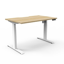 Rapid Span Open Workstation With Return - Two Piece Top  - 2 x 80mm Diameter Cable Entry Holes_x000D_
Natural Melamine and White Powder Coat - E0 Rated Melamine Board_x000D_
1800mm x 1800mm x 700mm D x 730mm H - Return 600mm D_x000D_
Unique Span Leg -Matc Default Vendor
