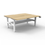 Corner Workstation - 3 Piece Construction - Beech Melamine and Ironstone_x000D_
1200mm x 1200mm x 600mm D x 730mm H _x000D_
E0 Rated Melamine Board - 25mmT Worksurface / 18mm T Underframe_x000D_
1 x 80mm Diameter Cable Entry Hole In Work Top Default Vendor