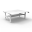 Corner Workstation - 3 Piece Construction - Beech  Melamine and Ironstone_x000D_
1200mm x 1500mm x 600mm D x 730mm H _x000D_
E0 Rated Melamine Board - 25mmT Worksurface / 18mm T Underframe_x000D_
1 x 80mm Diameter Cable Entry Hole In Work Top Default Vendor