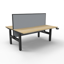 Corner Workstation - 3 Piece Construction - Cherry Melamine and Ironstone_x000D_
1200mm x 1500mm x 600mm D x 730mm H _x000D_
E0 Rated Melamine Board - 25mmT Worksurface / 18mm T Underframe_x000D_
1 x 80mm Diameter Cable Entry Hole In Work Top Default Vendor