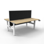 Corner Workstation - 3 Piece Construction - Beech Melamine and Ironstone_x000D_
1200mm x 1800mm x 600mm D x 730mm H _x000D_
E0 Rated Melamine Board - 25mmT Worksurface / 18mm T Underframe_x000D_
1 x 80mm Diameter Cable Entry Hole In Work Top Default Vendor