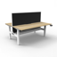 Corner Workstation - 3 Piece Construction - Beech  Melamine and Ironstone_x000D_
1500mm x 1500mm x 600mm D x 730mm H _x000D_
E0 Rated Melamine Board - 25mmT Worksurface / 18mm T Underframe_x000D_
1 x 80mm Diameter Cable Entry Hole In Work Top Default Vendor