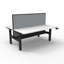 Corner Workstation - 3 Piece Construction - Cherry  Melamine and Ironstone_x000D_
1500mm x 1500mm x 600mm D x 730mm H _x000D_
E0 Rated Melamine Board - 25mmT Worksurface / 18mm T Underframe_x000D_
1 x 80mm Diameter Cable Entry Hole In Work Top Default Vendor