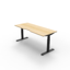 Corner Workstation - 3 Piece Construction - Natural Oak Melamine and Ironstone_x000D_
1800mm x 1500mm x 600mm D x 730mm H _x000D_
E0 Rated Melamine Board - 25mmT Worksurface / 18mm T Underframe_x000D_
1 x 80mm Diameter Cable Entry Hole In Work Top Default Vendor