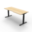Corner Workstation - 3 Piece Construction - Natural Oak Melamine and Ironstone_x000D_
2100mm x 1500mm x 600mm D x 730mm H _x000D_
E0 Rated Melamine Board - 25mmT Worksurface / 18mm T Underframe_x000D_
1 x 80mm Diameter Cable Entry Hole In Work Top Default Vendor