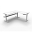 Corner Workstation - 3 Piece Construction - Beech Melamine and Ironstone_x000D_
2100mm x 2100mm x 600mm D x 730mm H _x000D_
E0 Rated Melamine Board - 25mmT Worksurface / 18mm T Underframe_x000D_
1 x 80mm Diameter Cable Entry Hole In Work Top Default Vendor