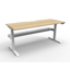 Corner Workstation - 3 Piece Construction - Natural White Melamine and Ironstone_x000D_
2100mm x 2100mm x 600mm D x 730mm H _x000D_
E0 Rated Melamine Board - 25mmT Worksurface / 18mm T Underframe_x000D_
1 x 80mm Diameter Cable Entry Hole In Work Top Default Vendor