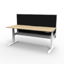 Boost Static Single Sided Workstation - 1800mm W x 750mm D x 730mm H_x000D_
Natural Oak Melamine and Black Satin_x000D_
E0 Rated 25mm Thick Top with 50mm D Scallop Cut Out To Rear_x000D_
Underframe Finished In Powder coat, Adjustable Levelling Feet_x000D_ Default Vendor