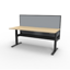 Boost Static Single Sided Workstation - 1800mm W x 750mm D x 730mm H_x000D_
Natural White Melamine and White Powder Coat_x000D_
E0 Rated 25mm Thick Top with 50mm D Scallop Cut Out To Rear_x000D_
Underframe Finished In Powder coat, Adjustable Levelling Fee Default Vendor