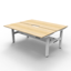 Boost Static Single Sided Workstation with Screen and Cable Tray_x000D_
Natural Oak Melamine and Black Satin_x000D_
1200mm W x 750mm D x 730mm H Boost Static Workstation with 1200mm W x 900mm H x 30mm T Pinnable Privacy Screen & Fully Ducted Cable Tray Wi Default Vendor