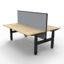 Boost Static Single Sided Workstation with Screen and Cable Tray_x000D_
Natural White Melamine and White Powder Coat_x000D_
1500mm W x 750mm D x 730mm H Boost Static Workstation with 1500mm W x 900mm H x 30mm T Pinnable Privacy Screen & Fully Ducted Cable Default Vendor