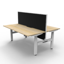 Boost Static Single Sided Workstation with Screen and Cable Tray_x000D_
Natural Oak Melamine and Black Satin_x000D_
1800mm W x 750mm D x 730mm H Boost Static Workstation with 1800mm W x 900mm H x 30mm T Pinnable Privacy Screen & Fully Ducted Cable Tray Wi Default Vendor