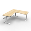 Boost Static Back to Back Workstation with Screen_x000D_
Natural Oak Melamine and Black Satin_x000D_
1500mm W x 1500mm D x 730mm H (overall) Boost Static Back to Back with_x000D_
1500mm W x 900mm H x 30mm T Pinnable Privacy Screen Default Vendor