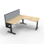 Boost Static Back to Back Workstation with Screen and Cable Tray_x000D_
Natural White Melamine and White Powder Coat_x000D_
1200mm W x 1500mm D x 730mm H (overall) Boost Static Back to Back with 1200mm W x 900mm H x 30mm T Pinnable Privacy Screen & Fully Default Vendor