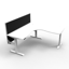 Boost Static Back to Back Workstation with Screen and Cable Tray_x000D_
Natural White Melamine and Black Satin_x000D_
1800mm W x 1500mm D x 730mm H (overall) Boost Static Back to Back with 1800mm W x 900mm H x 30mm T Pinnable Privacy Screen & Fully Ducted Default Vendor