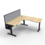 Boost Static Corner - 1500x1500mm W x 750mm D x 730mm H_x000D_
Natural White Melamine and White Powder Coat_x000D_
E0 Rated 25mm Thick Top with 80mm Diameter cable entry hole with cover_x000D_
Underframe Finished In Powder coat, Adjustable Levelling Feet_ Default Vendor