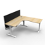 Boost Static Corner - 1800x1500mm W x 750mm D x 730mm H_x000D_
Natural Oak Melamine and Black Satin_x000D_
E0 Rated 25mm Thick Top with 50mm D Scallop Cut Out To Rear_x000D_
Underframe Finished In Powder coat, Adjustable Levelling Feet_x000D_
Column Size: Default Vendor