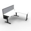 Boost Static Corner Workstation - 1800x1800mm W x 750mm D x 730mm H_x000D_
Natural Oak Melamine and White Satin_x000D_
E0 Rated 25mm Thick Top with 50mm D Scallop Cut Out To Rear_x000D_
Underframe Finished In Powder coat, Adjustable Levelling Feet_x000D_ Default Vendor