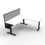 Boost Static Corner Workstation with Cable Tray_x000D_
Natural Oak Melamine and White Satin_x000D_
1500x1500mm W x 750mm D x 730mm H Boost Corner Workstation with Fully Ducted Cable Tray With Punchout For Power & Data To be Fitted To Either External Or In Default Vendor
