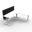 Boost Static Corner Workstation with Cable Tray_x000D_
Natural White Melamine and Black Satin_x000D_
1500x1500mm W x 750mm D x 730mm H Boost Corner Workstation with Fully Ducted Cable Tray With Punchout For Power & Data To be Fitted To Either External Or Default Vendor