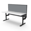 Boost Static Corner Workstation with Screen_x000D_
Natural Oak Melamine and White Satin_x000D_
1500x1500mm W x 750mm D x 730mm H Boost Corner Workstation with_x000D_
1500mm W x 900mm H x 30mm T Pinnable Privacy Screen Default Vendor