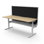 Boost Static Corner Workstation with Screen_x000D_
Natural Oak Melamine and Black Satin_x000D_
1800x1500mm W x 750mm D x 730mm H Boost Corner Workstation with_x000D_
1500mm W x 900mm H x 30mm T Pinnable Privacy Screen Default Vendor