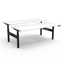 Boost Static Corner Workstation with Screen_x000D_
Natural Oak Melamine and White Satin_x000D_
1800x1800mm W x 750mm D x 730mm H Boost Corner Workstation with_x000D_
1800mm W x 900mm H x 30mm T Pinnable Privacy Screen Default Vendor