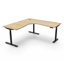Boost Static Corner Workstation with Screen and Cable Tray_x000D_
Natural White Melamine and White Powder Coat_x000D_
1800x1800mm W x 750mm D x 730mm H Boost Corner Workstation with 1800mm W x 900mm H x 30mm T Pinnable Privacy Screen & Fully Ducted Cable Default Vendor